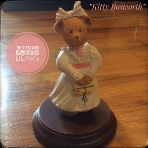 ❤️ 3/$15 Upstairs Downstairs Bears Kitty figurine
